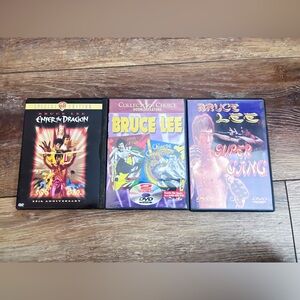 1990’s Bruce Lee DVD Collection Set Of 3 Vintage